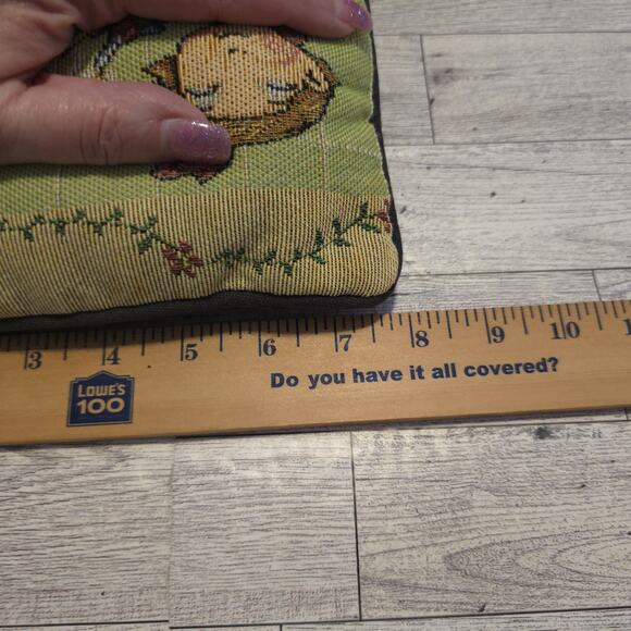 Mary Engelbreit "What you eat standing doesn't count!" Plush Pillow 12x8 - Picture 5 of 5